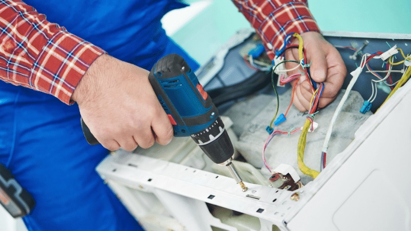 Elmadağ Gorenje Gorenje çamaşır makinesi kart tamiri – Su almama arızası orijinal parça ile giderildi. - Teknik servis örneği